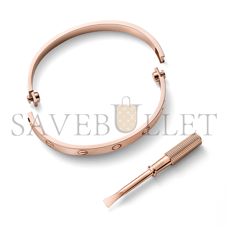 CARTIER LOVE BRACELET, CLASSIC MODEL, BRUSHED B6079917 CARTIER LOVE BRACELET, CLASSIC MODEL, BRUSHED B6079917
